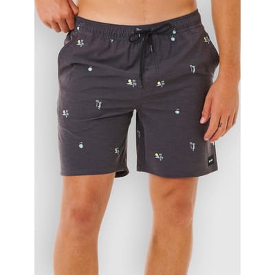 Rip Curl Skelly Breach Volley Boardshorts zwart