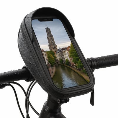 Telefoonhouder Fiets Universeel | Fiets / Racefiets / Mountainbike | Waterdicht | Universeel | Fietshouder | FIets Telefoon Houder | Waterdicht | Houder Fiets Telefoon | Fietstas