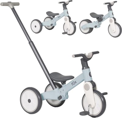 5-in-1 Driewieler voor Kinderen van 18 Maanden tot 3 Jaar – Veilige en Grappige Balansfiets voor Vroeg Ontwikkeling
