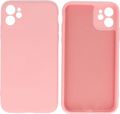 Fashion Backcover Telefoonhoesje - Color Hoesje - Geschikt voor iPhone 11 - Roze