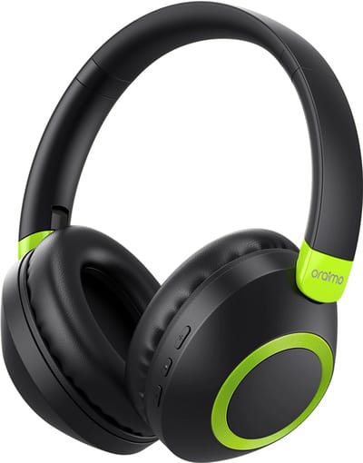 oraimo BoomPop 2 – Draadloze Bluetooth Koptelefoon – 60u Batterij – Diepe Bass – ENC Bellen – Dual Device – Gaming Mode – 40mm Drivers – Comfortabel & Opvouwbaar – OHP-610