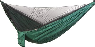 Hangmat Tent - Schommelstoel Outdoor - Ontspannen Buiten - Automatische Opening - 290 x 140cm - Donkergroen
