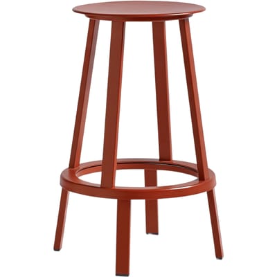 HAY - Revolver Stool barkruk - rood - Hoogte 65 cm