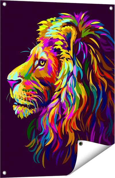 Gards Tuinposter - 60x80 cm - Tuindoek - Tuindecoratie - Wanddecoratie buiten - Tuinschilderij