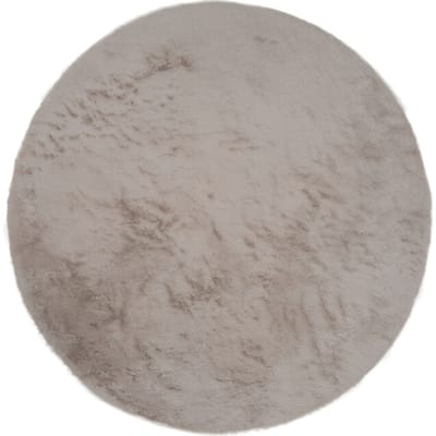 Vloerkleed Morbido Nature 23 - Rond ø160 cm - Extra Hoogpolig Fluffy Vloerkleed in Scandinavische / Hotel Chique Stijl