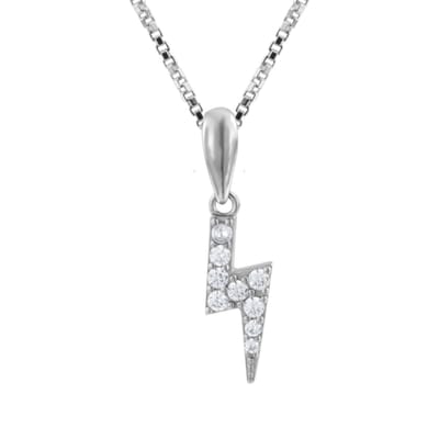WeLoveSilver - zilveren ketting - dames - bliksemschicht - 925 zilver