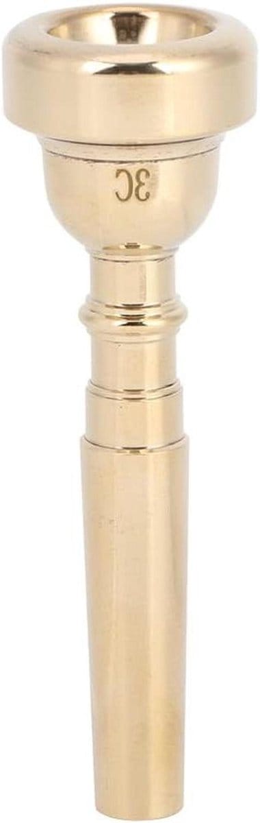 Dailygoods- Trompet Mondstuk Gouden Messing - Trompet Accessoires - 3C/5C/7C - Bb-toon - 100 g - Verpakking 95 x 30 x 30 mm - Trompetaccessoire