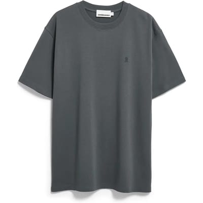 Relaxed fit T-shirt van Mix van biologisch katoen Model 'MAARKOS'
