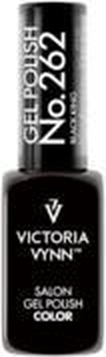 Gellak Victoria Vynn™ Gel Nagellak - Salon Gel Polish Color 262 - 8 ml. - Black King