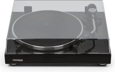 Thorens TD 204 zwart Platenspeler