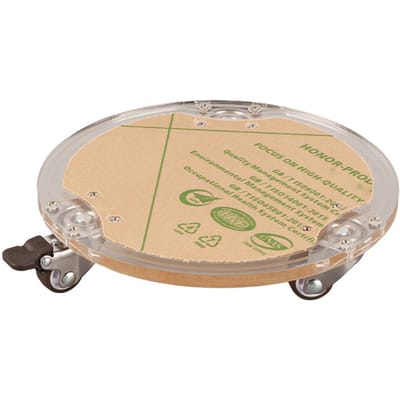 Ronde Transparante Acryl Dienblad Verwarming en Koeling Airconditioning Onderbeugel Luchtreiniger Verwarming