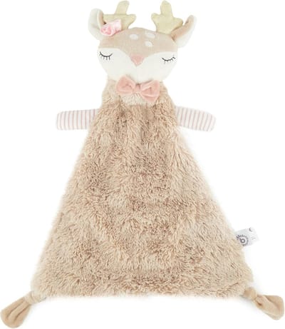 Knuffeldoekje Hertje voor Baby Meisje | Schattig Cadeau voor Geboorte | Baby Speelgoed 0-6 Maanden
