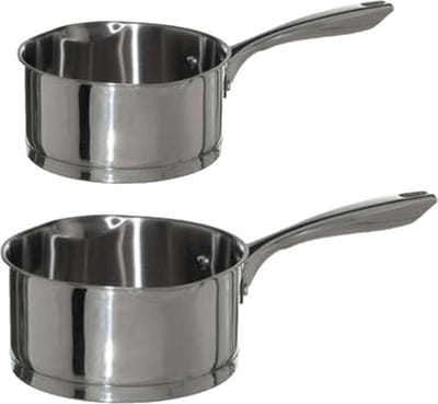 5Five - Steelpannen - Alle warmtebronnen - Set 2x - Dia 16 en 18 cm
