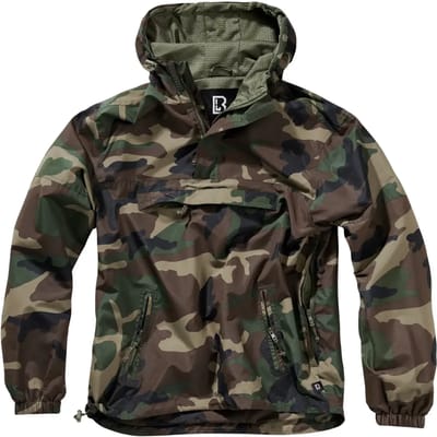 Brandit Summer Windbreaker Woodland Heren