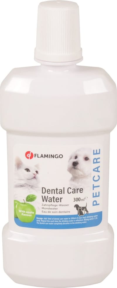 Flamingo Hondenverzorging Tand Water Suppl. Appel 300 ml - simpelweg in het drinkwater