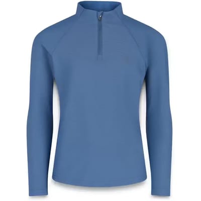 Kentucky Horsewear - Paardrijshirt Sammy – Trainingsshirt jongen – Lange mouw – Navy – Maat 110