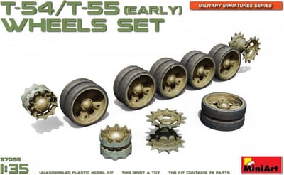 Miniart - T-54/t-55 Early Wheels Set (Min37056) - modelbouwsets, hobbybouwspeelgoed voor kinderen, modelverf en accessoires