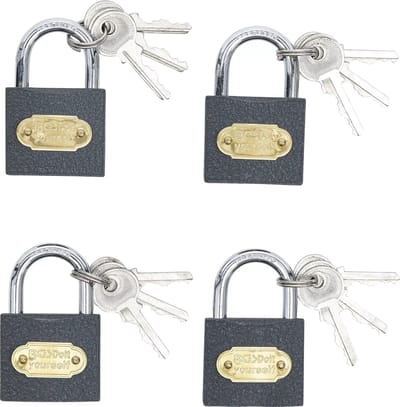 BGS Hangslotset - gelijksluitend - type L - 35 mm - 4 delig