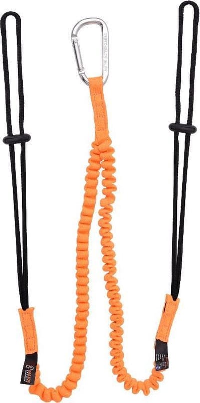 Kratos Safety dubbele elastische gereedschap vanglijn - TS9000102 - 1.30 m