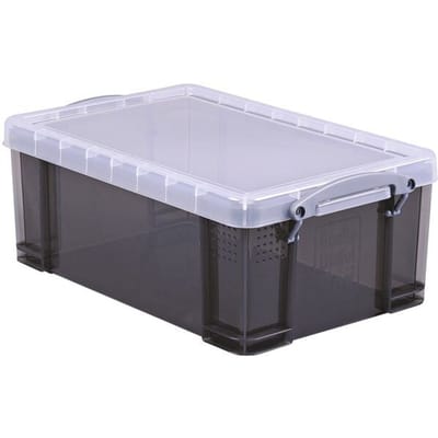 Really Useful Box 9 liter transparant smoke