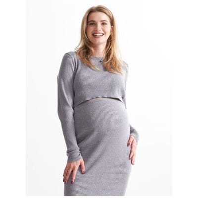 Prénatal zwangerschapstrui Mid Graphite Melange XS Dames