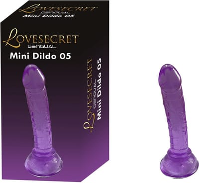 Lovesecret Sensual – LS34 – Mini Dildo 05 Purple – Realistische Mini Dildo met Zuignap