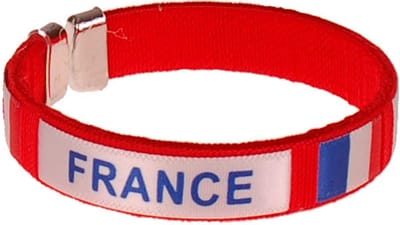 Armbandje - France Vlag - Rood - Voetbal - Onesize