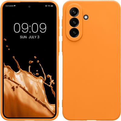 kwmobile telefoonhoesje geschikt voor Samsung Galaxy A37 5G - Hoesje voor smartphone - Precisie camera uitsnede - In fruitig oranje