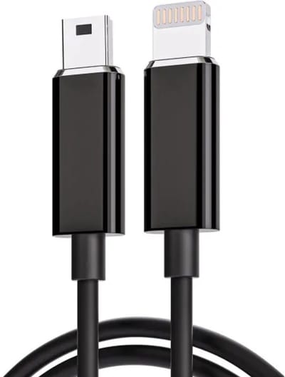 GO SOLID! ® Oplaadkabel voor smartphones Micro USB -> Lightning - Zwart