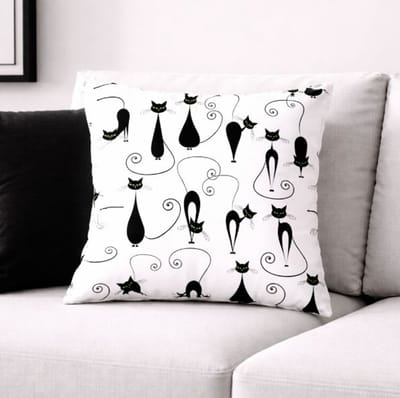 Whisker Whimsy Collection Kussenhoes - 45x45 cm