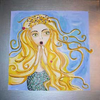 Toetie & Zo Schilderij Kinderkamer, Babykamer Merly, 50x50