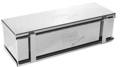 Roestvrijstalen Broodvorm met Verdeler voor Toast en Cake - 30 x 10 x 9 cm, Vaatwasmachinebestendig, Duurzaam en Hygiënisch