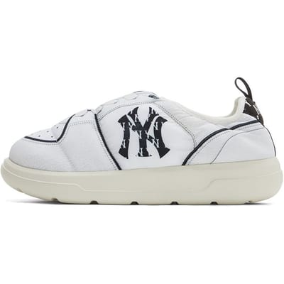 MLB Chunky Classic A Fleece Slip-On Brood Puffer Schoenen Warm Lage Top Casual Schoenen Unisex Sneakers Wit 3AWBPSM36-50WHS 36.5 white