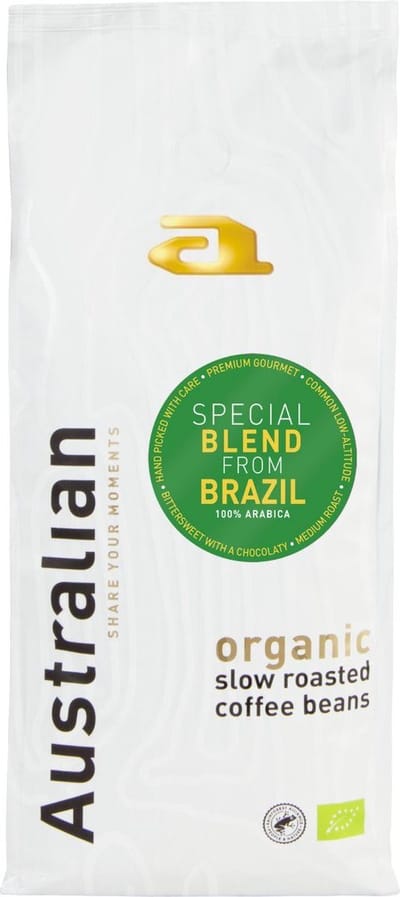 Australian Homemade Espresso bonen brasil - Zak 1 kilo