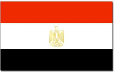 Vlag Egypte - 90 x 150 cm - Egyptische Vlag - Egypt