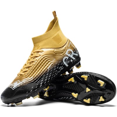 Voetbalschoenen Heren Hoge Top Voetbalschoenen Buiten Binnen Lichtgewicht Duurzaam Gras Training Sneakers Antislip Noppen Nieuw 40