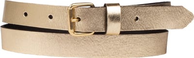 Petrol Industries Riem Dames - Broekriem - Nikkelvrij - Leer - Goud - 85 cm
