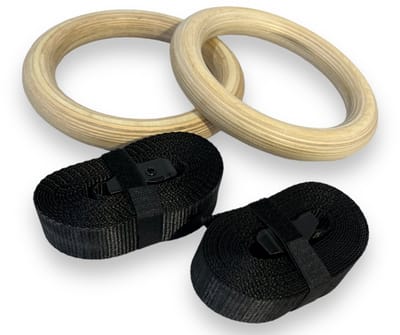 Padisport - Ringen - Hout - Gym Ringen - Ringen Crossfit - Gym Rings - Ringen Gymnastiek - Turnringen Volwassenen - Crossfit