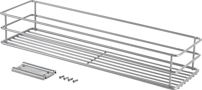 Metaltex - Kitchen Slide - Kruidenrek Uitschuifbaar - Schuifbaar Mandje - Voor Binnenzijde Keukenkast - 12x42x7 cm