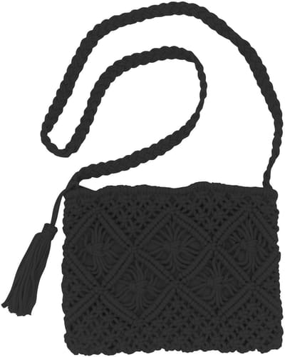 Dailygoods - Crossbody tassen van stro voor dames, geweven strotas, zomer vintage handgemaakte schoudertas, boho schoudertas met ritssluiting, voor zomer, winkelen, feesten, dating