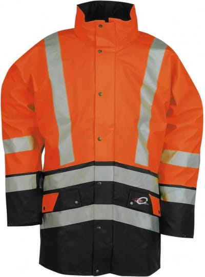 Werkkleding Sioen 1851A2Fe0062 Lim - Jas Bron M Fluo Oranje / Marine - Maat: 2XL, Kleur: Fluor