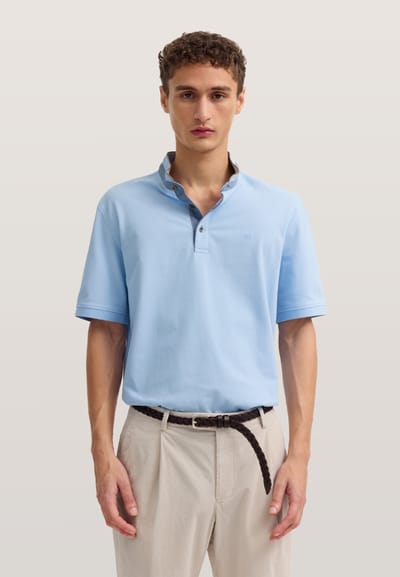 Bugatti Herren Polo Modern Fit van puur katoen