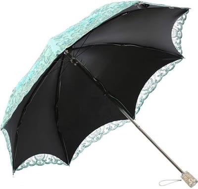 VHV - Paraplu - Damesparaplu - UV paraplu - Kant paraplu - Zonparaplu - Elegante paraplu - Sierlijke uitstraling - Zon en regen gebruiken - Voor bruiloft - Voor wandelen - Voor feestelijke outfit