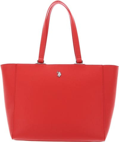 U.S. POLO ASSN. Schoudertas Shopper Jones Shopping Bag Coral Rood