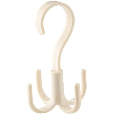 Crochets rotatifs à quatre griffes pour maison, cuisine, chambre, garde-robe, changeur sans clous, porte-clés, crochet en plastique, accessoires de cuisine