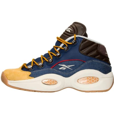 Reebok Question Mid Dress Code Baskets Unisexe Bleu Bleu-Encre Concord AR0252 40.5 black
