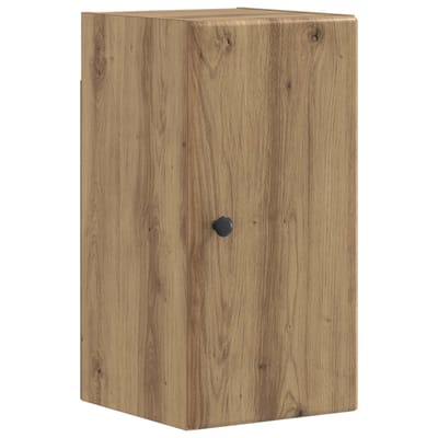 vidaXL - Badkamer - wandkast - BREDA - Artisanaal - eiken - 30 - x - 31 - x - 59 - cm