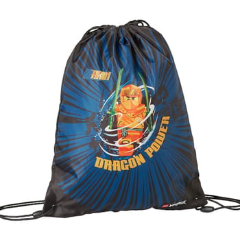 LEGO Ninjago Gymsack, voor een jongen, Marineblauw, Tassen, maat: One size