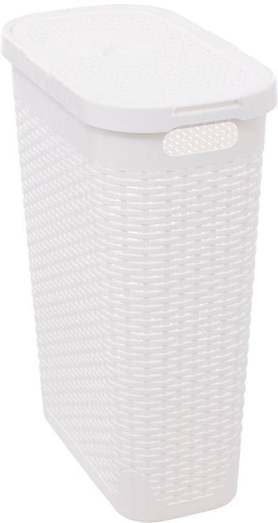 Opbergmand - Rotan mand - Huishouden Organiseren - Slim ontwerp - 40 liter - Wit
