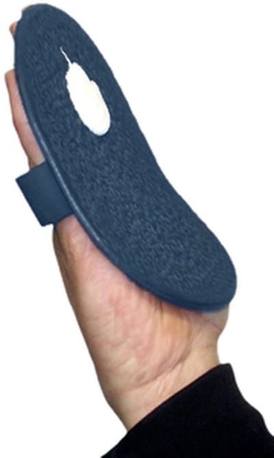 Excellent Massage & Egg remover - Verwijdert oude haren, eitjes en vuil uit de vacht - Te gebruiken voor het inmasseren van huidmiddelen - Geschikt voor paarden - Blauw